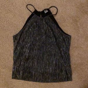 Shiny Halter Top